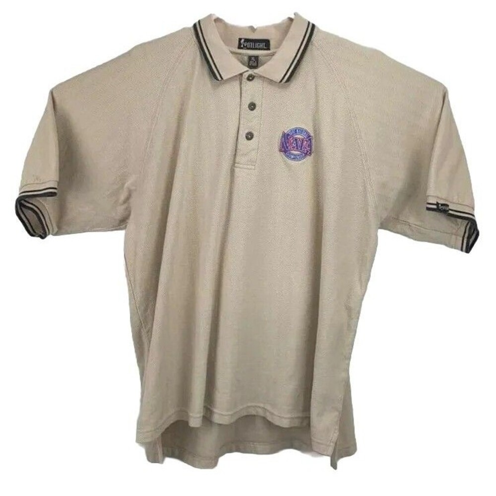 NAIA 2000 National Championship Spotlight Polo Shirt Men's size XL